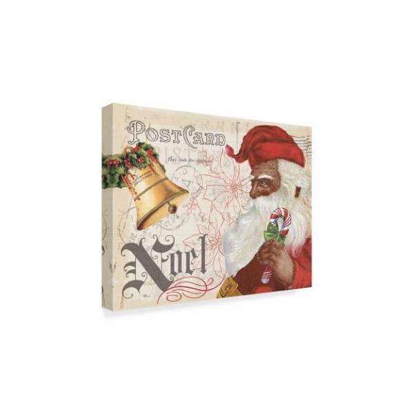 Trademark Fine Art Pela Studio 'Antique Holiday Ii Santa' Canvas Art, 35x47 - WAP07606-C3547GG