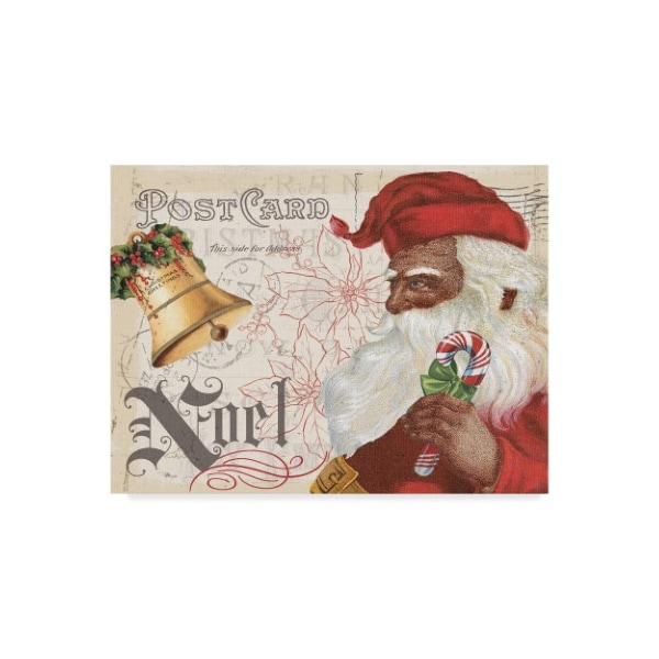 Trademark Fine Art Pela Studio 'Antique Holiday Ii Santa' Canvas Art, 35x47 - WAP07606-C3547GG