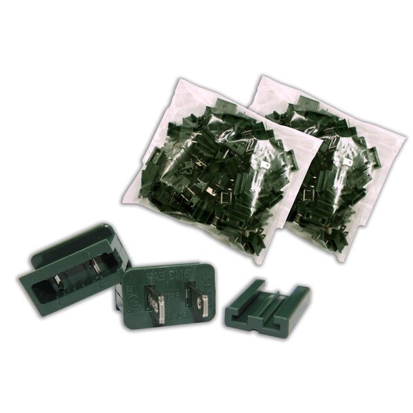 Queens Of Christmas Male Plugs, Green, 50PK - PL-MPG-50PK