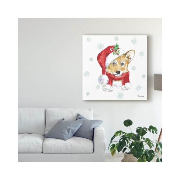 Trademark Fine Art Beth Grove 'Holiday Paws Viii' Canvas Art, 14x14 - WAP09384-C1414GG