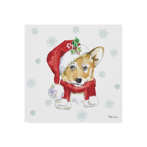 Trademark Fine Art Beth Grove 'Holiday Paws Viii' Canvas Art, 14x14 - WAP09384-C1414GG