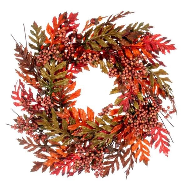 Vickerman 5 ft. Oak Leaf, Acorn & Berry Garland - FQ222760