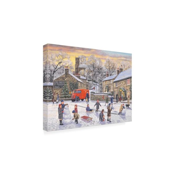 Trademark Fine Art Trevor Mitchell 'Christmas Holidays' Canvas Art, 14x19 - ALI45992-C1419GG