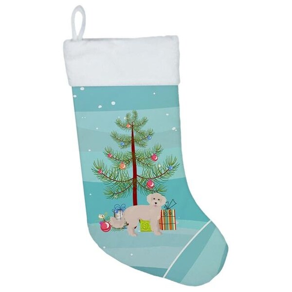 Carolines Treasures Carolines Treasures CK3854CS Maltipoo Christmas Tree Christmas Stocking - CK3854CS