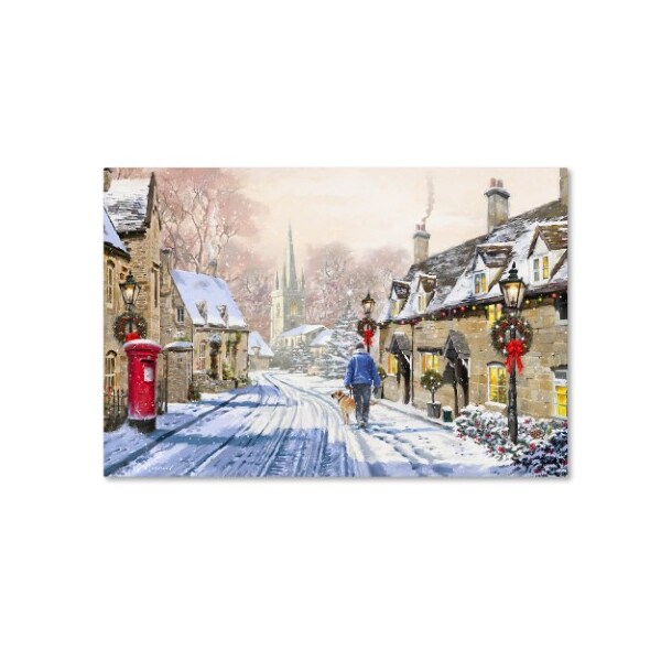 Trademark Fine Art The Macneil Studio 'Christmas Village x2' Canvas Art, 12x19 - ALI9000-C1219GG
