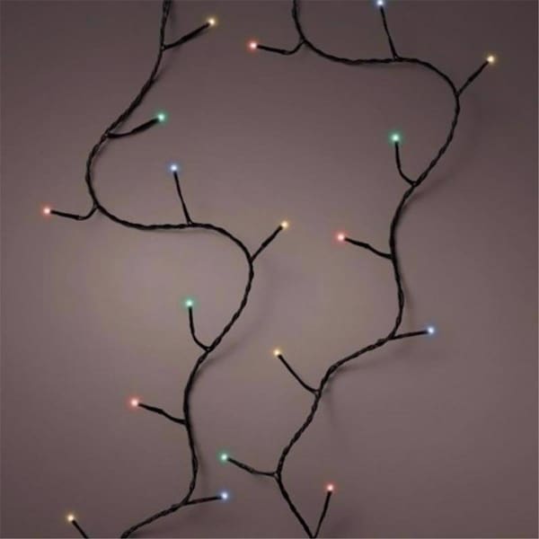 Goldengifts 61.35 ft. Gold LED Multicolored Christmas Lights Multi Color - 250 Count - GO2741183
