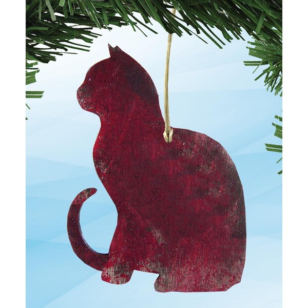 Designocracy Cat Face Wooden Magnet - 99111M