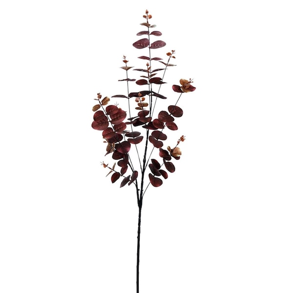 Vickerman 36 in. Burgundy Money Leaf Spray - FH190565