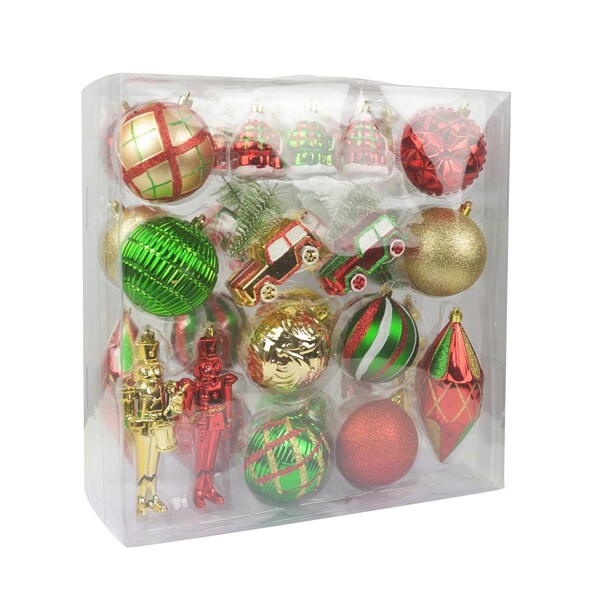 Jeco Jeco CHD-TA123 Mix Christmas Ornament - 36 Piece - CHD-TA123