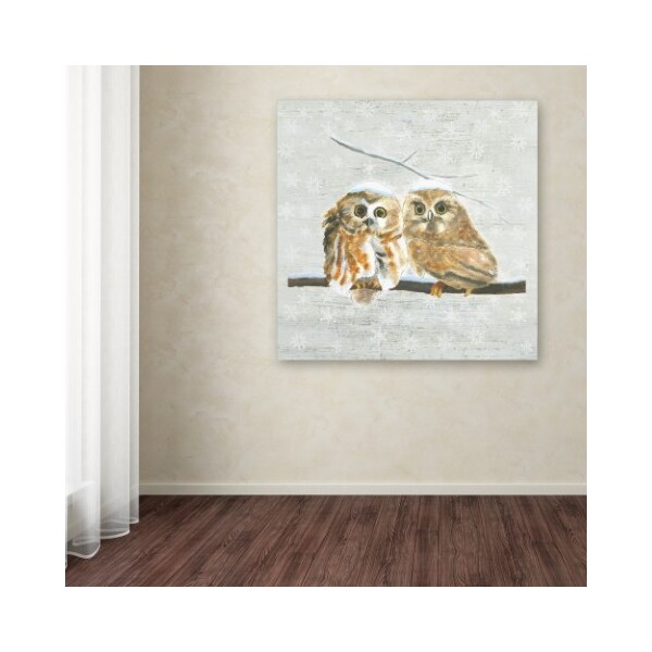 Trademark Fine Art Emily Adams 'Christmas Critters I' Canvas Art, 18x18 - WAP01381-C1818GG
