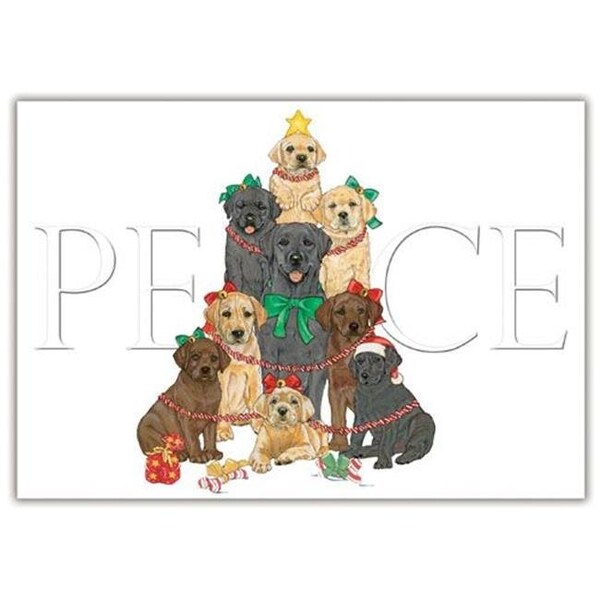 Pipsqueak Productions Pipsqueak Productions C550 Labrador Mix Holiday Boxed Cards - C550