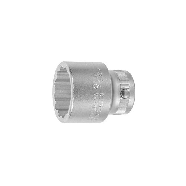Holex 3/4 inch Drive Socket, 12 pt, 1-9/16 inch - 644602 1.9/16