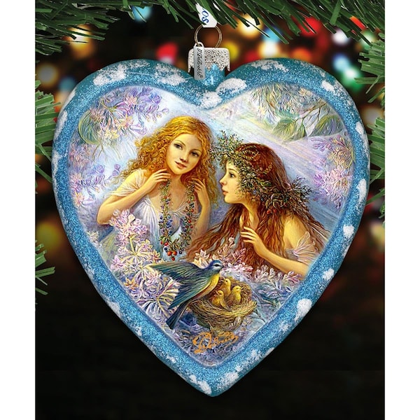 Gloriousgifts Limited Edition Bird Nest Fairy Ornament - GL1763650