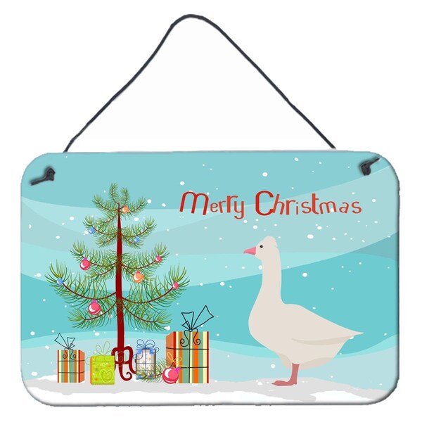 Carolines Treasures Roman Goose Christmas Wall or Door Hanging Prints - BB9265DS812