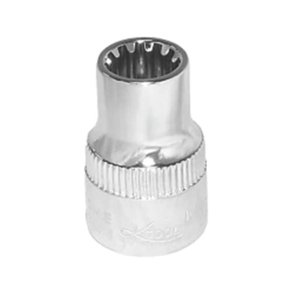 K-Tool International K Tool International KTI-20709 0.37 in. Drive Chrome Spline Socket; 9 mm - KTI-20709