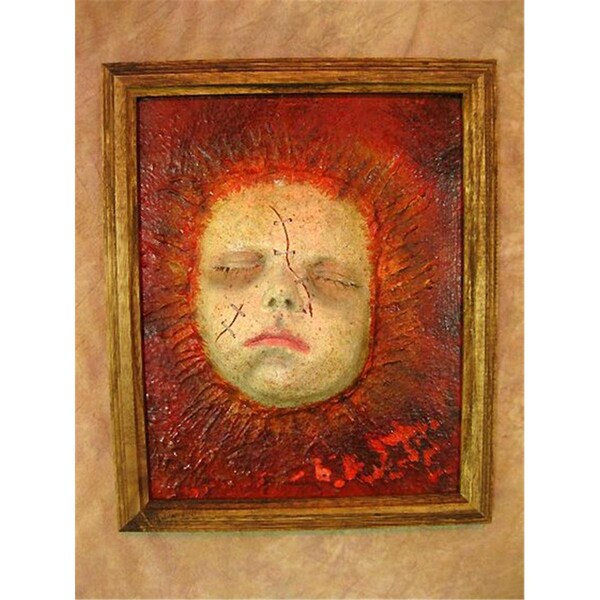 Wonderdesconcierto Framed 3D Life-Size Child Head - WO1862229