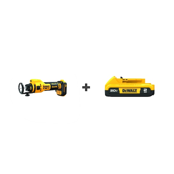 Dewalt Drywall Cut Out 20V w/ Bonus DCB203 - DCE555B/DCB203