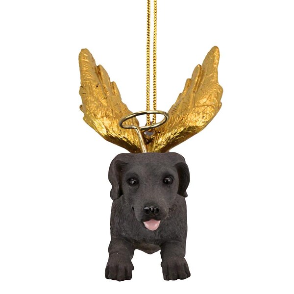 Design Toscano Honor the Pooch: Weimaraner Holiday Dog Angel Ornament - JH170730