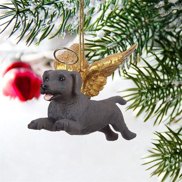 Design Toscano Honor the Pooch: Weimaraner Holiday Dog Angel Ornament - JH170730