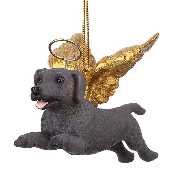 Design Toscano Honor the Pooch: Weimaraner Holiday Dog Angel Ornament - JH170730