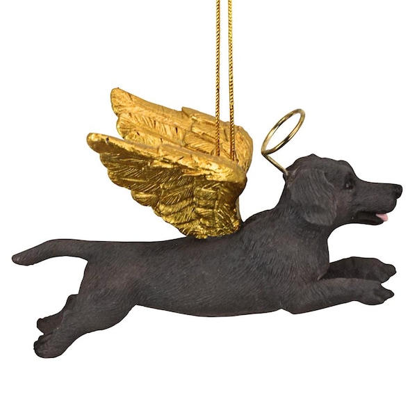 Design Toscano Honor the Pooch: Weimaraner Holiday Dog Angel Ornament - JH170730