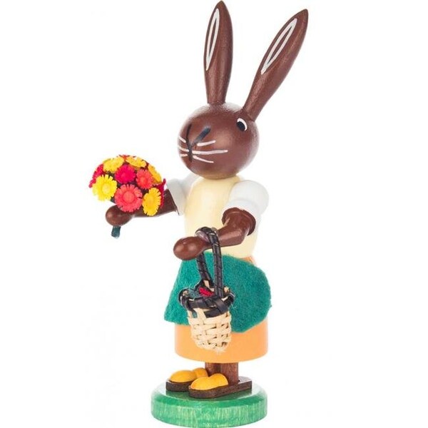 Alexander Taron Alexander Taron 224-435 Dregeno Easter Ornament - Rabbit Gardener - 224-435