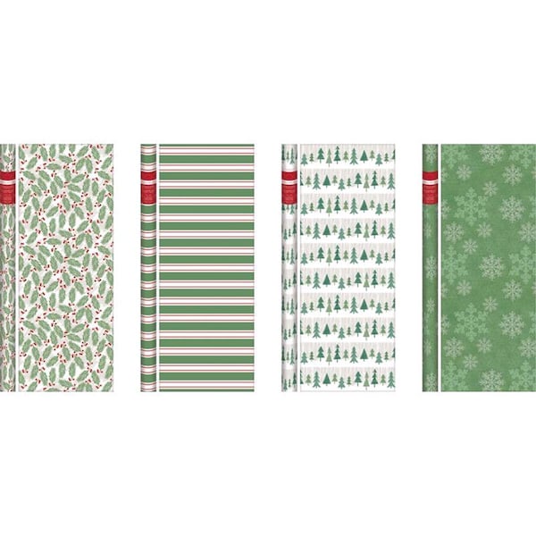 Paper Image 40 in. Christmas Gift Wrap, Multi Color, 36PK - 9081100