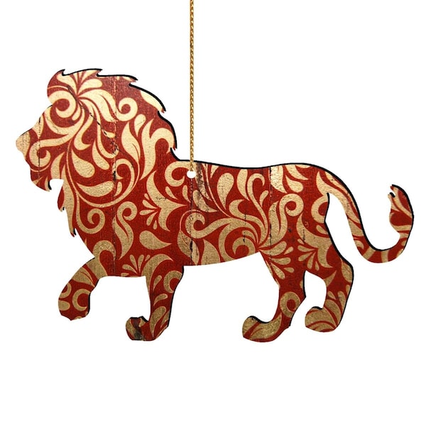 Instrumento Lion Wooden Magnet Wall Decor - IN2970377