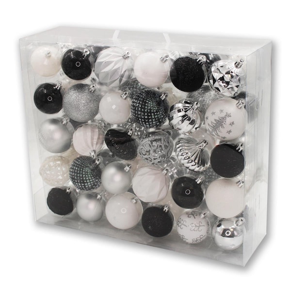 Queens Of Christmas Ball & Onion Ornament Multi Color, 60PK - ORNPK-BO-BUF-60