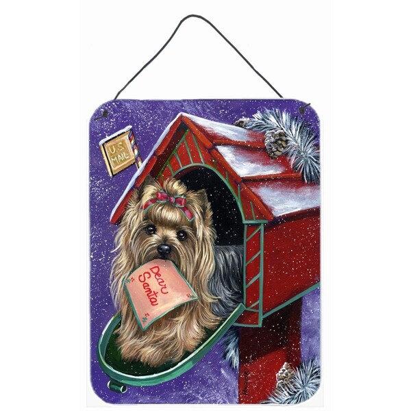 Carolines Treasures Carolines Treasures PPP3140DS1216 12 x 16 in. Yorkie Christmas Letter to Santa Wall or Door Hanging Prints - PPP3140DS1216