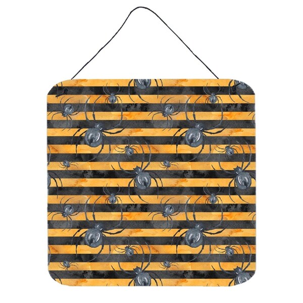 Jensendistributionservices Watecolor Halloween Spiders Wall or Door Hanging Prints, 6 x 6 in. - MI1711130