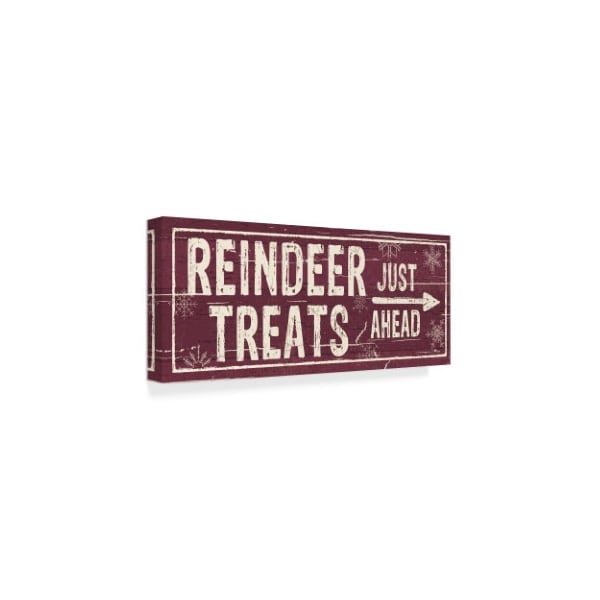 Trademark Fine Art Pela Studio 'Christmas Signs III' Canvas Art, 14x32 - WAP03533-C1432GG