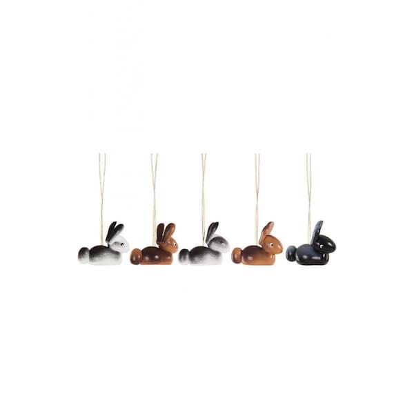 Alexander Taron Dregeno Ornaments - Assorted Bunnies, 6PK - 198-106