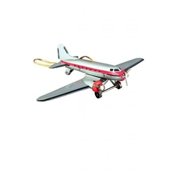 Shan SHAN MF3310 Collectible Tin Ornament - DC-3 Airplane - MF3310