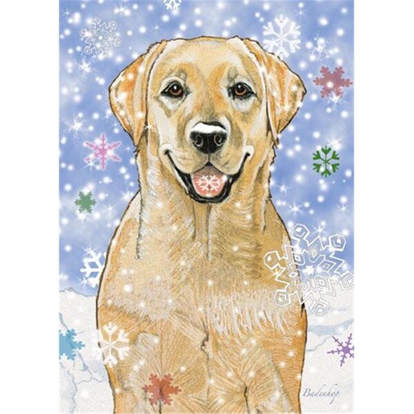 Pipsqueak Productions Labrador Yellow Holiday Boxed Cards - PI392856