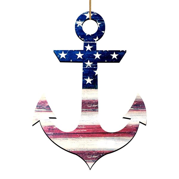 Instrumento American Flag Ancor Wooden Magnet - IN3501032