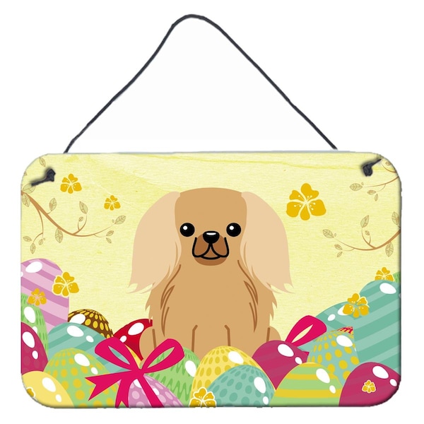 Carolines Treasures Easter Eggs Pekingnese Fawn Sable Wall or Door Hanging Prints - BB6104DS812