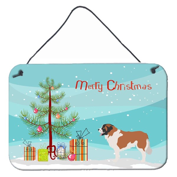 Carolines Treasures Moscow Watchdog Christmas Wall or Door Hanging Prints - BB8503DS812