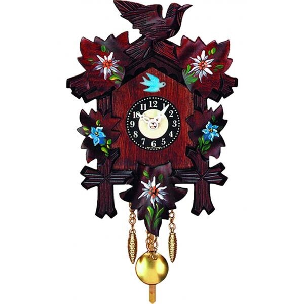 Alexander Taron Engstler Battery-Operated Clock Various Flowers with Music & Chimes - AL30264