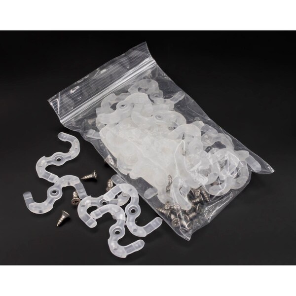 Queens Of Christmas Christmas Gutter S Clips, 100PK - CLIP-S-100PK