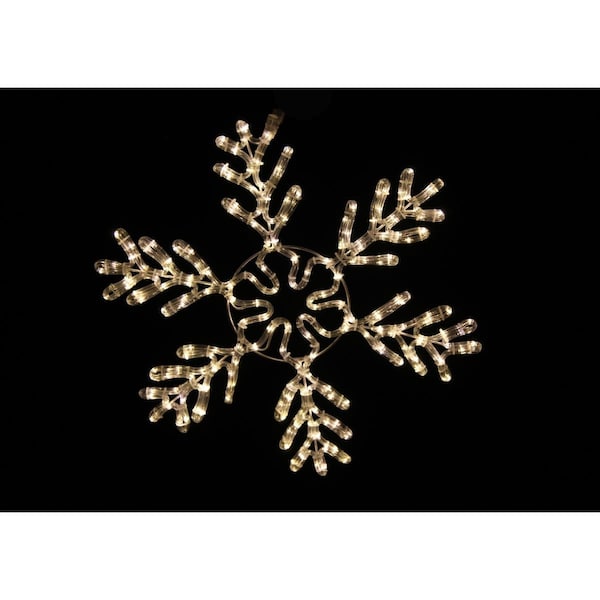 Queens Of Christmas 36 in. LED Ice Snowflake, Warm White - SF-SFICE-36-WW