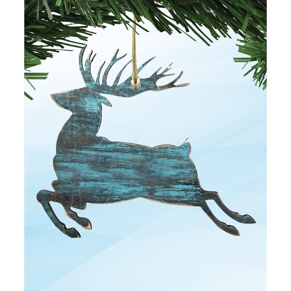 Instrumento Reindeer Wooden Ornament - IN3491497