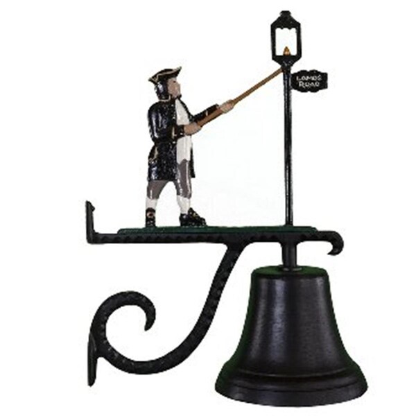 Swivel Cast Bell With Natural Color Lamplighter Ornament - SW659096