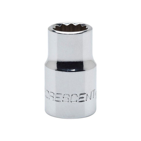 Weller Crescent 8 mm X 3/8 in. drive Metric 12 Point Standard Socket 1 pc - CDS38N