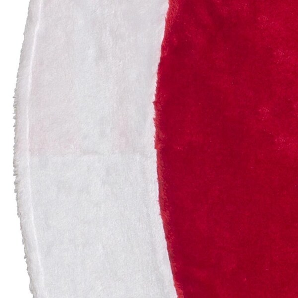 Santas Best Dyno Red/White Tree Skirt 0.5 in. - 0202004ZSA