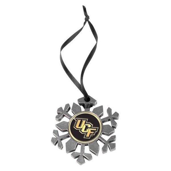 Linkswalker LinksWalker LW-CO3-UCF-SFO Central Florida Knights-Snow Flake Ornament - LW-CO3-UCF-SFO
