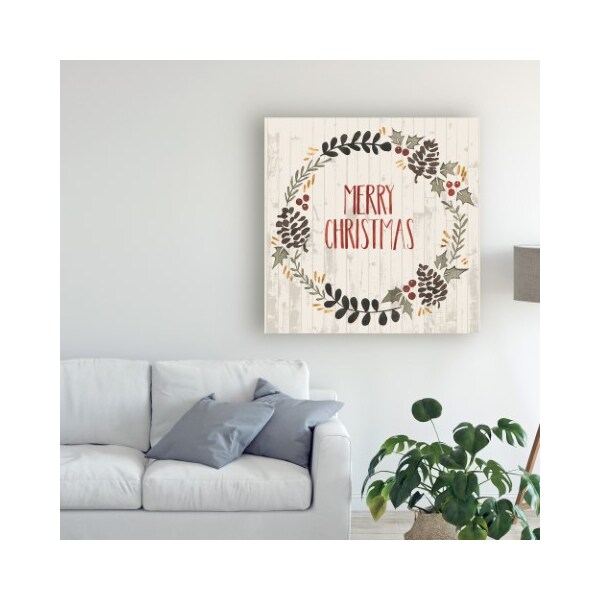 Trademark Fine Art Grace Popp 'Rustic Christmas Ii' Canvas Art, 14x14 - WAG11976-C1414GG