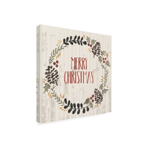 Trademark Fine Art Grace Popp 'Rustic Christmas Ii' Canvas Art, 14x14 - WAG11976-C1414GG