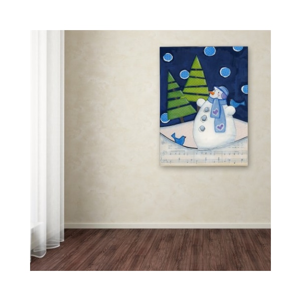 Trademark Fine Art Maureen Lisa Costello 'Midnight Christmas' Canvas Art, 24x32 - ALI12275-C2432GG