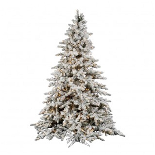 Vickerman 4.5 ft. X 41 in. Flocked Utica Dura-Lit 250CL - A895146
